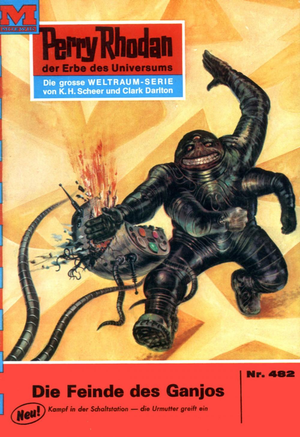 Big bigCover of Perry Rhodan 482: Die Feinde des Ganjos