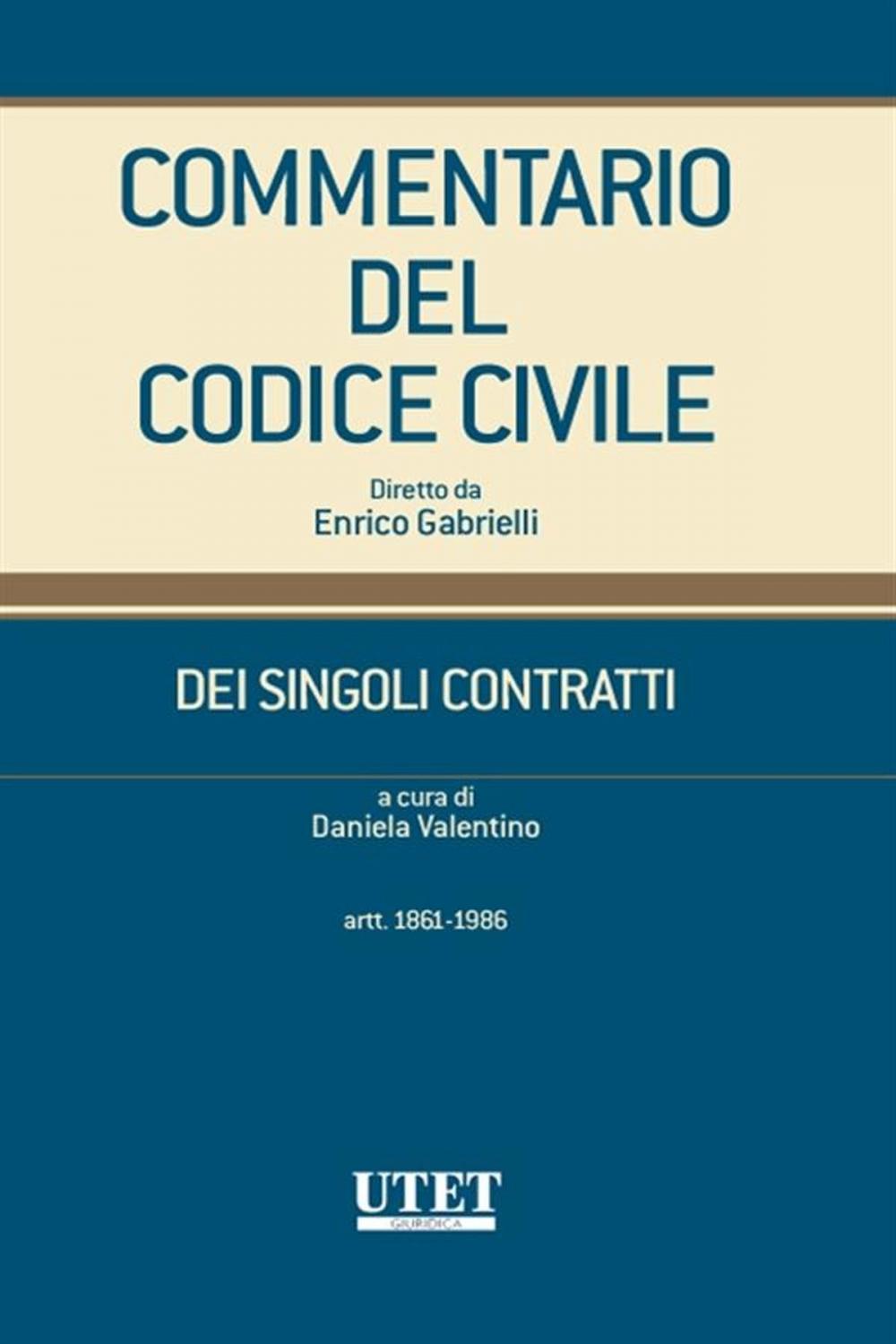 Big bigCover of DEI SINGOLI CONTRATTI (artt. 1861-1986) volume 4