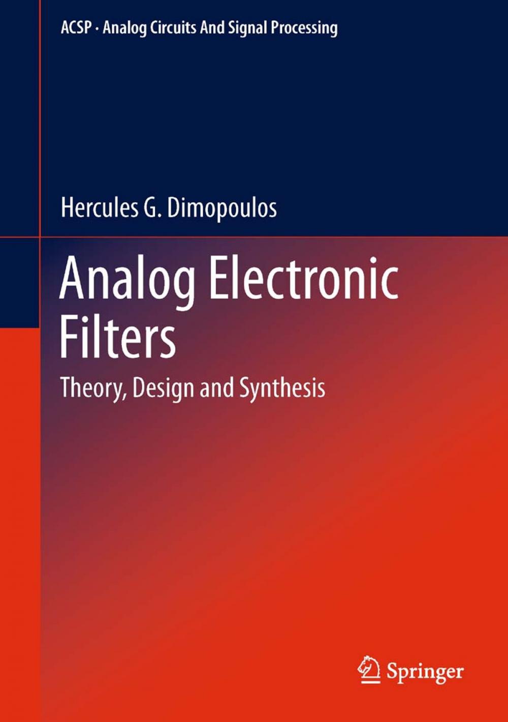 Big bigCover of Analog Electronic Filters