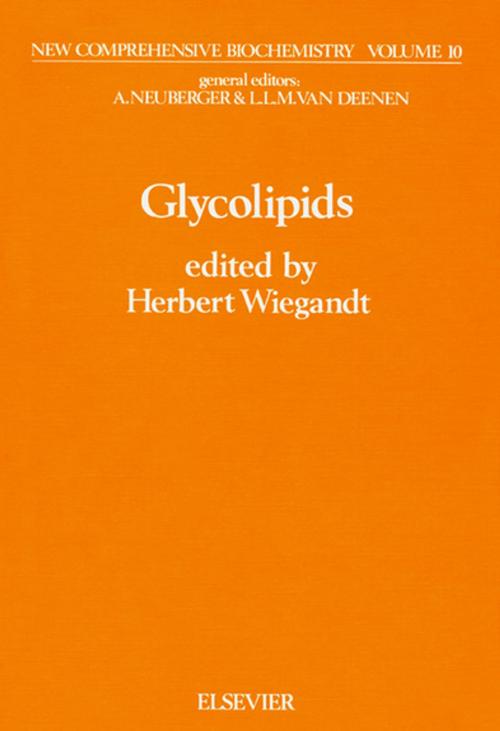 Cover of the book Glycolipids by Herbert Wiegandt, Elsevier Science