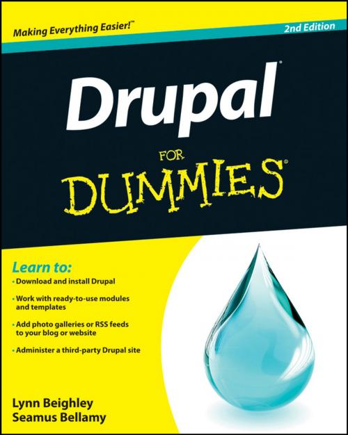 Cover of the book Drupal For Dummies by Lynn Beighley, Seamus Bellamy, Wiley