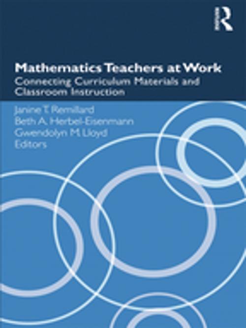 Cover of the book Mathematics Teachers at Work by , Taylor and Francis