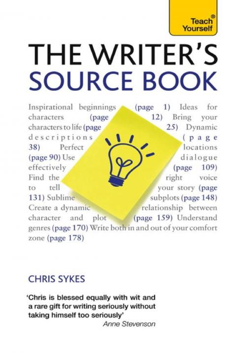 Cover of the book The Writer's Source Book by Chris Sykes, Hodder & Stoughton