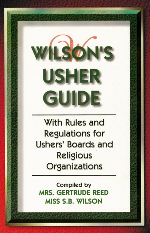 Cover of the book Wilson's Usher Guide by Getrude Reed, S. B. Wilson, R.H. Boyd Publishing Corporation