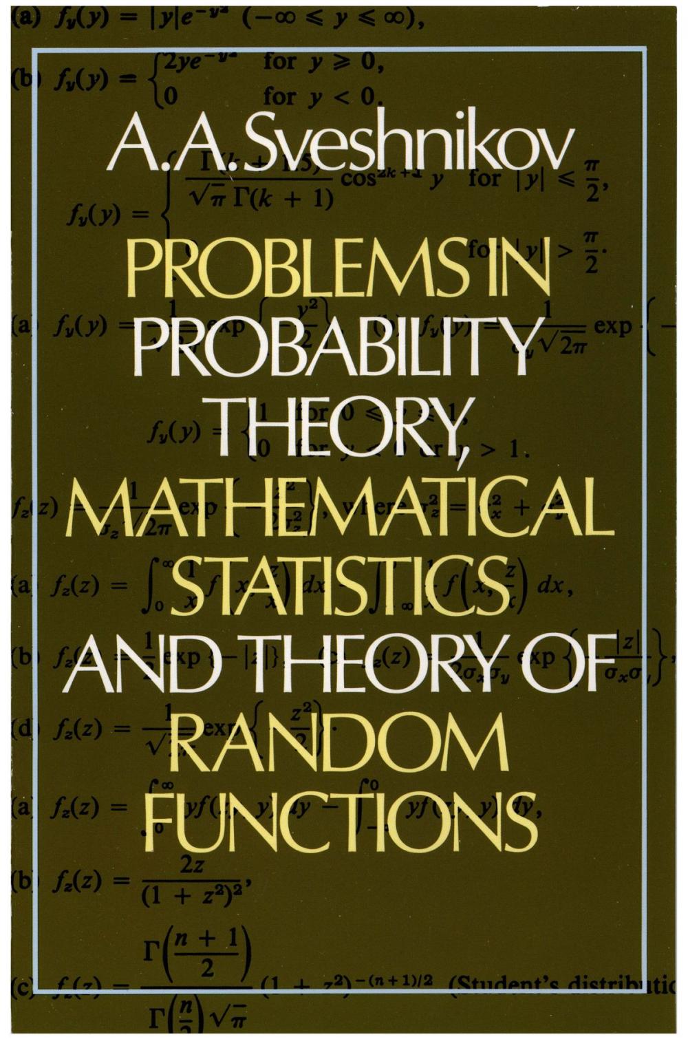 Big bigCover of Problems in Probability Theory, Mathematical Statistics and Theory of Random Functions