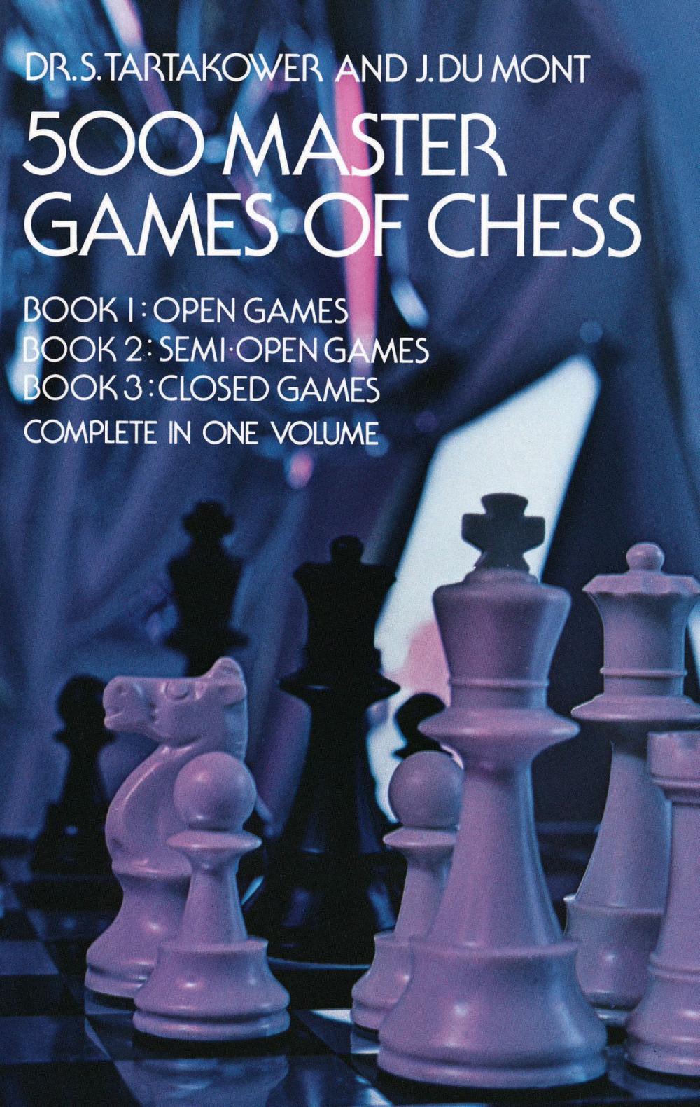 Big bigCover of 500 Master Games of Chess