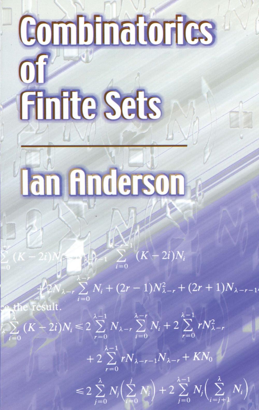 Big bigCover of Combinatorics of Finite Sets