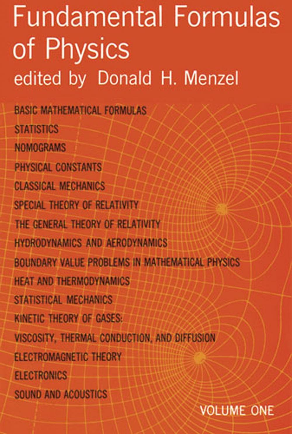 Big bigCover of Fundamental Formulas of Physics, Volume One