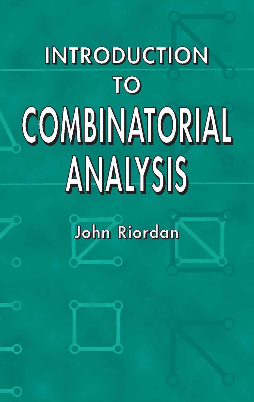 Big bigCover of Introduction to Combinatorial Analysis