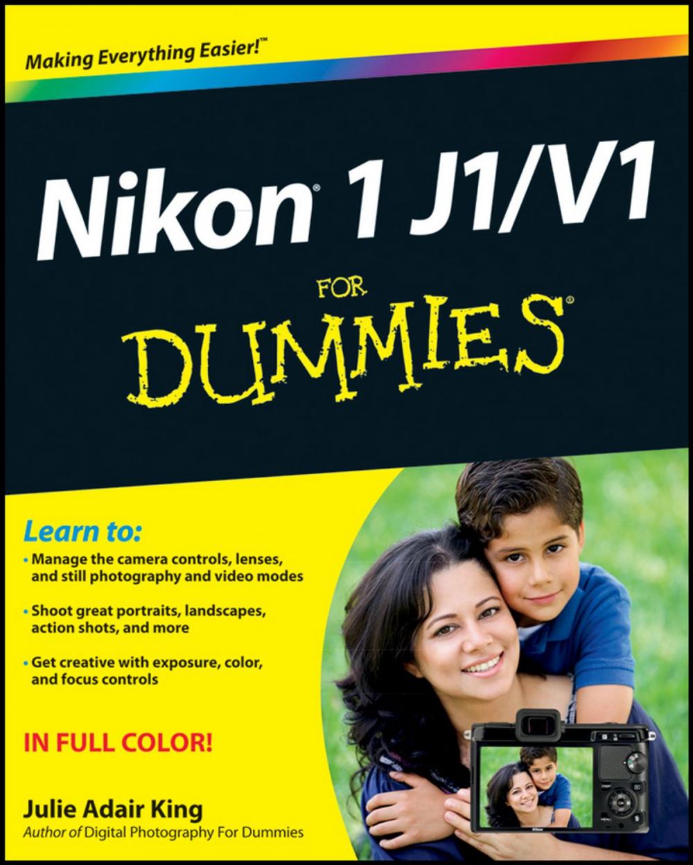 Big bigCover of Nikon 1 J1/V1 For Dummies