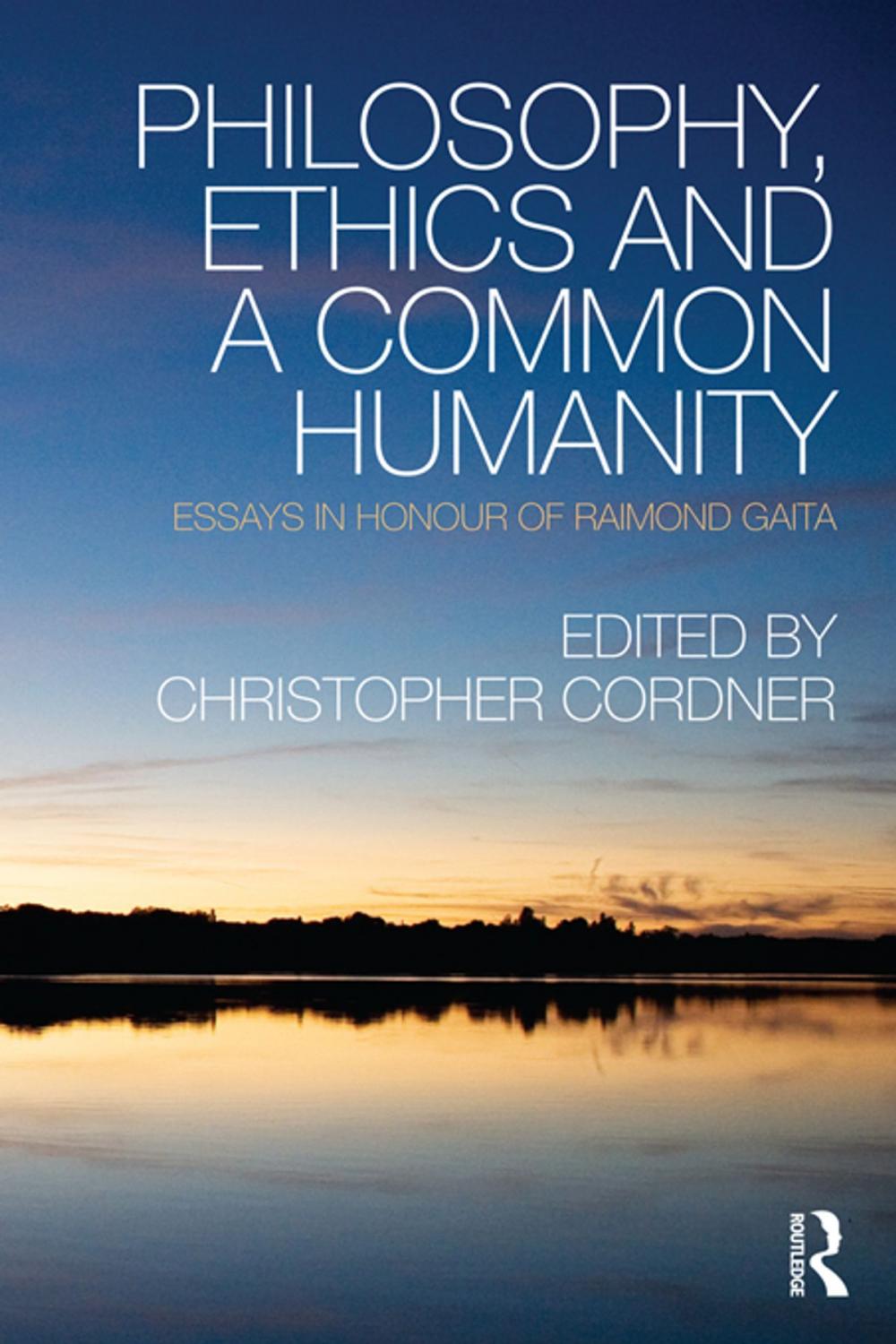 Big bigCover of Philosophy, Ethics and a Common Humanity