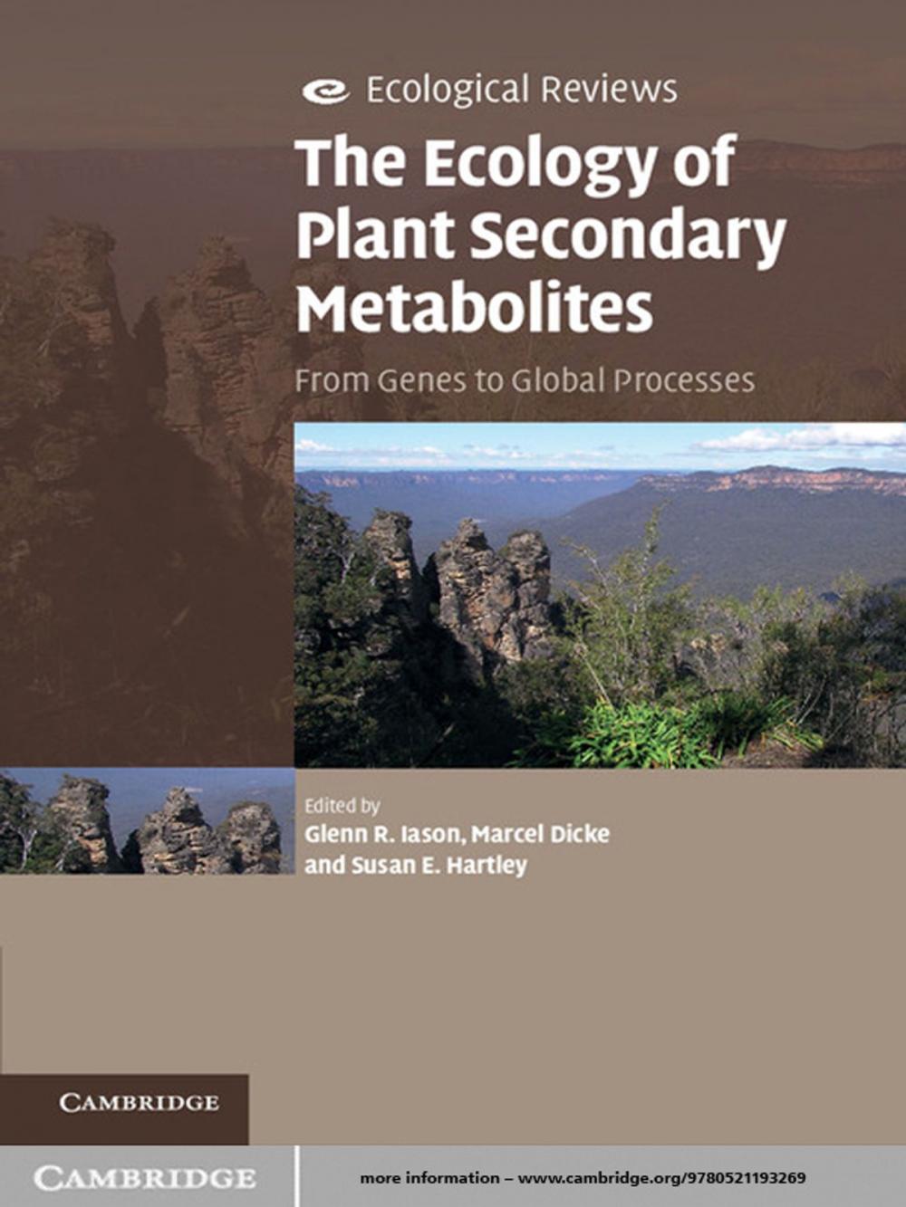 Big bigCover of The Ecology of Plant Secondary Metabolites