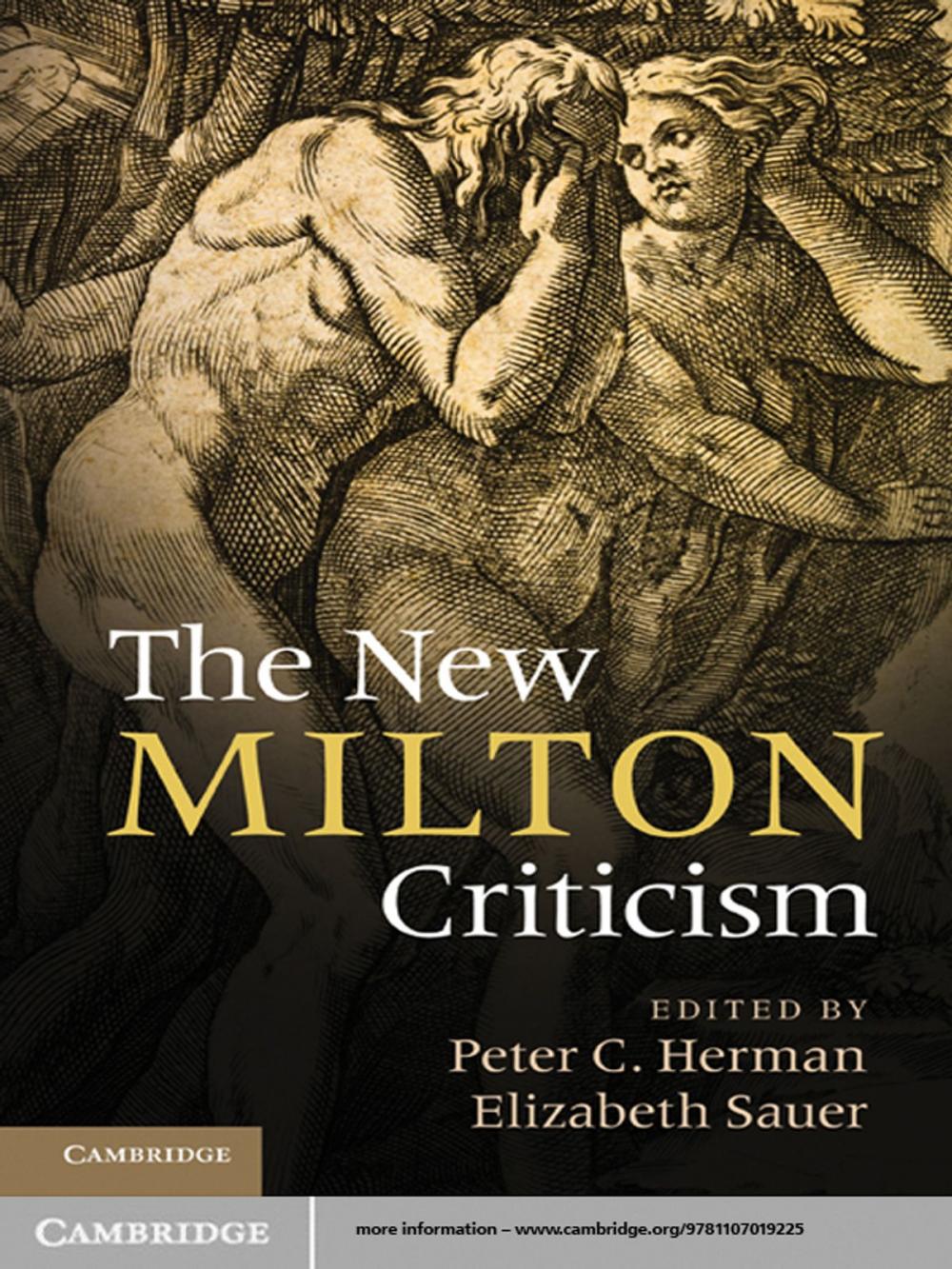 Big bigCover of The New Milton Criticism