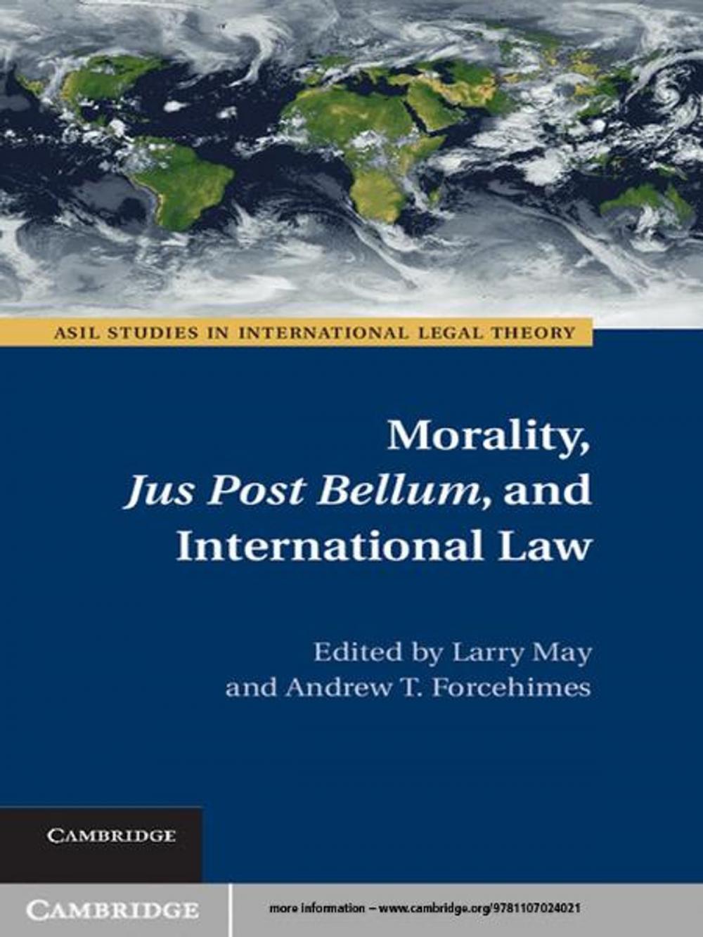 Big bigCover of Morality, Jus Post Bellum, and International Law