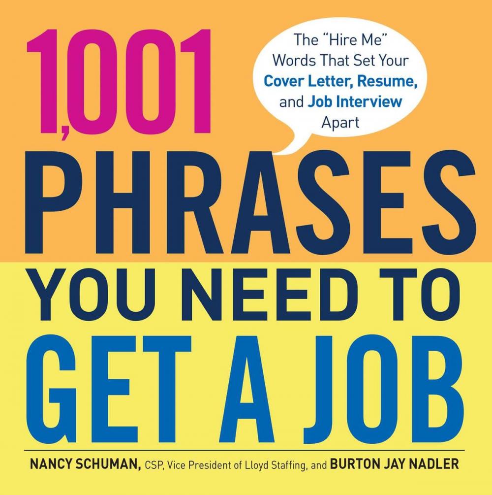 Big bigCover of 1,001 Phrases You Need to Get a Job