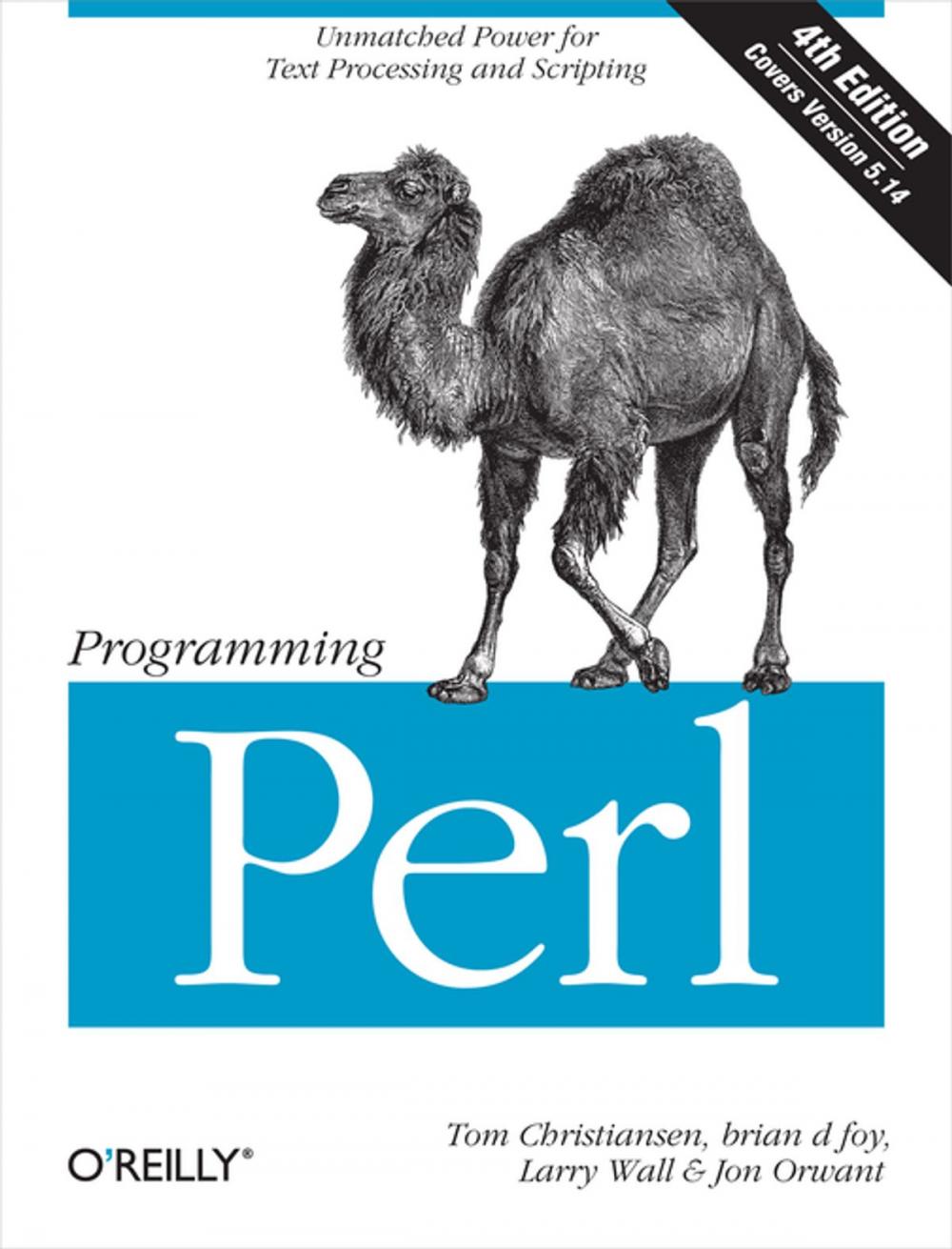 Big bigCover of Programming Perl