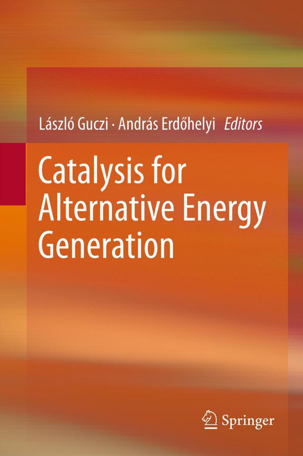 Big bigCover of Catalysis for Alternative Energy Generation