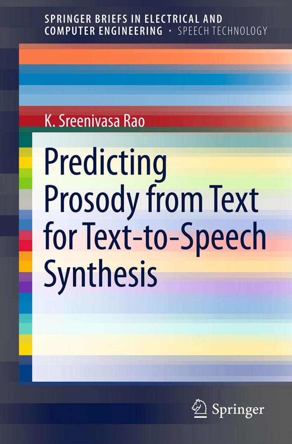 Big bigCover of Predicting Prosody from Text for Text-to-Speech Synthesis