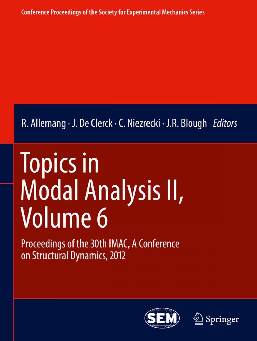 Big bigCover of Topics in Modal Analysis II, Volume 6