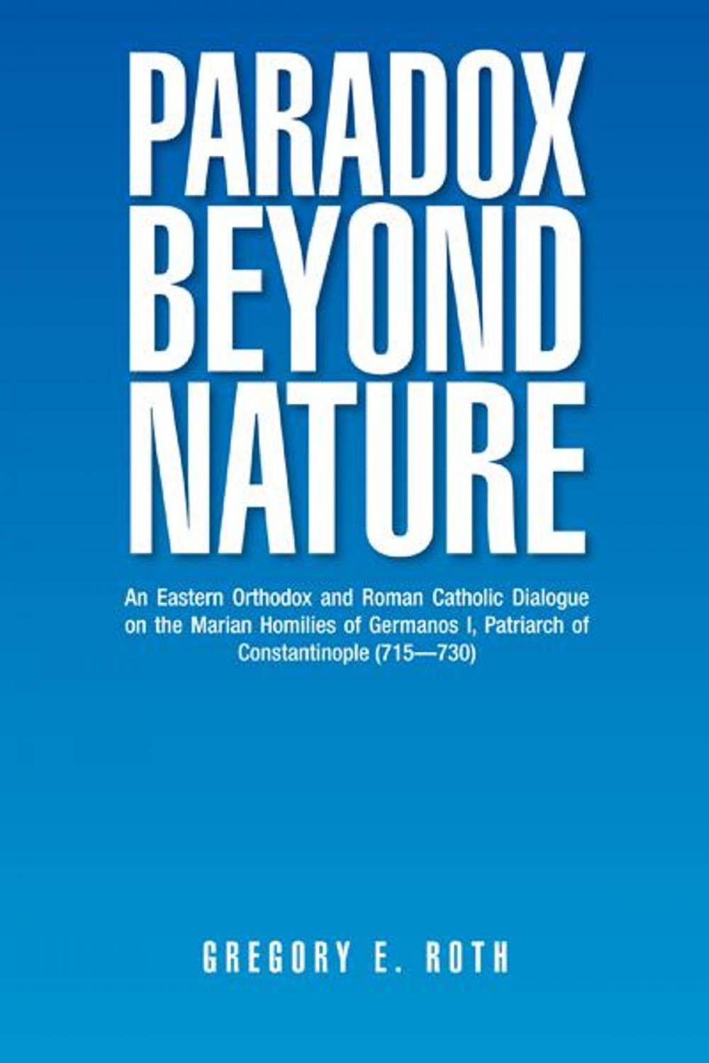 Big bigCover of Paradox Beyond Nature