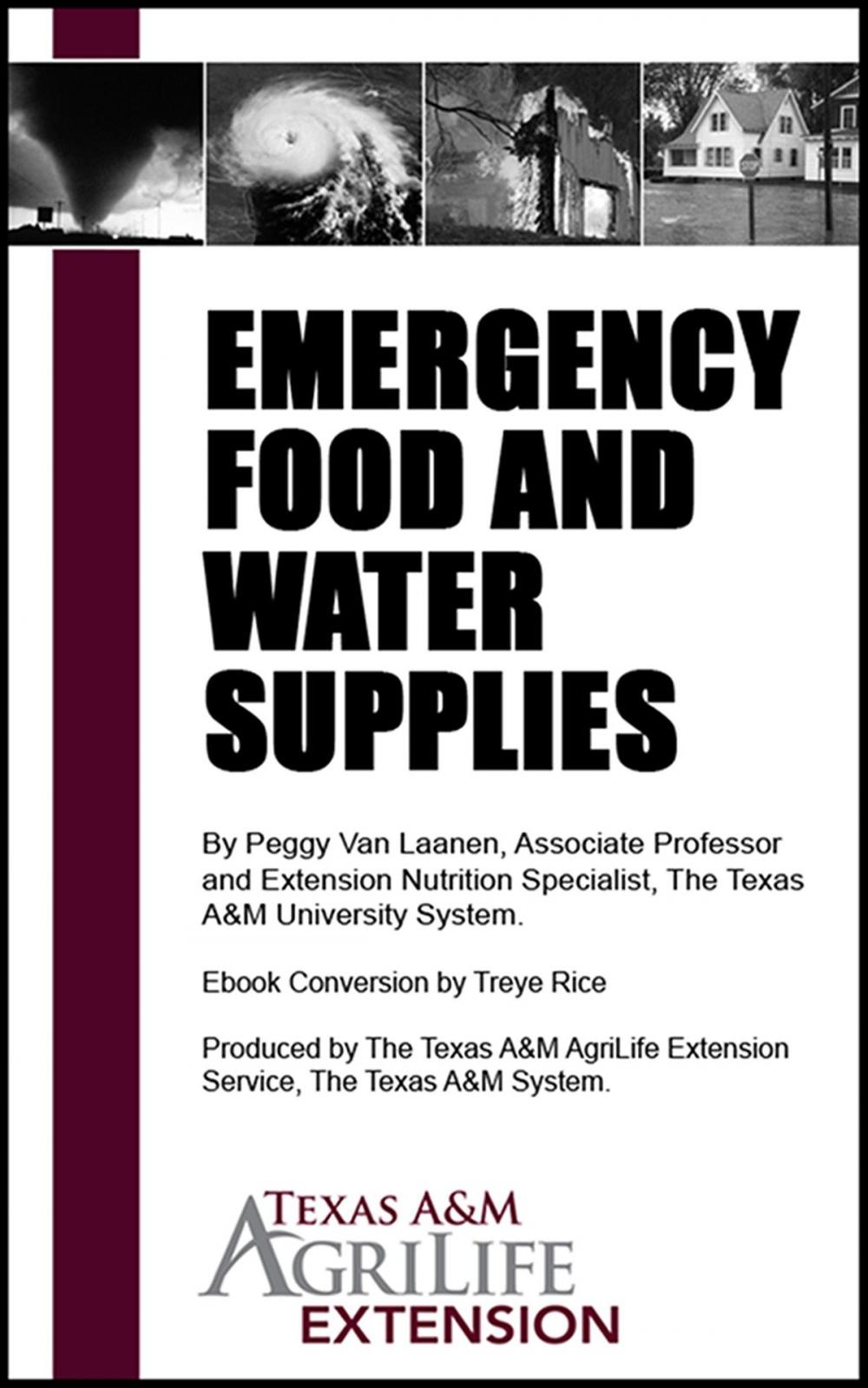 Big bigCover of Emergency Food and Water Supplies