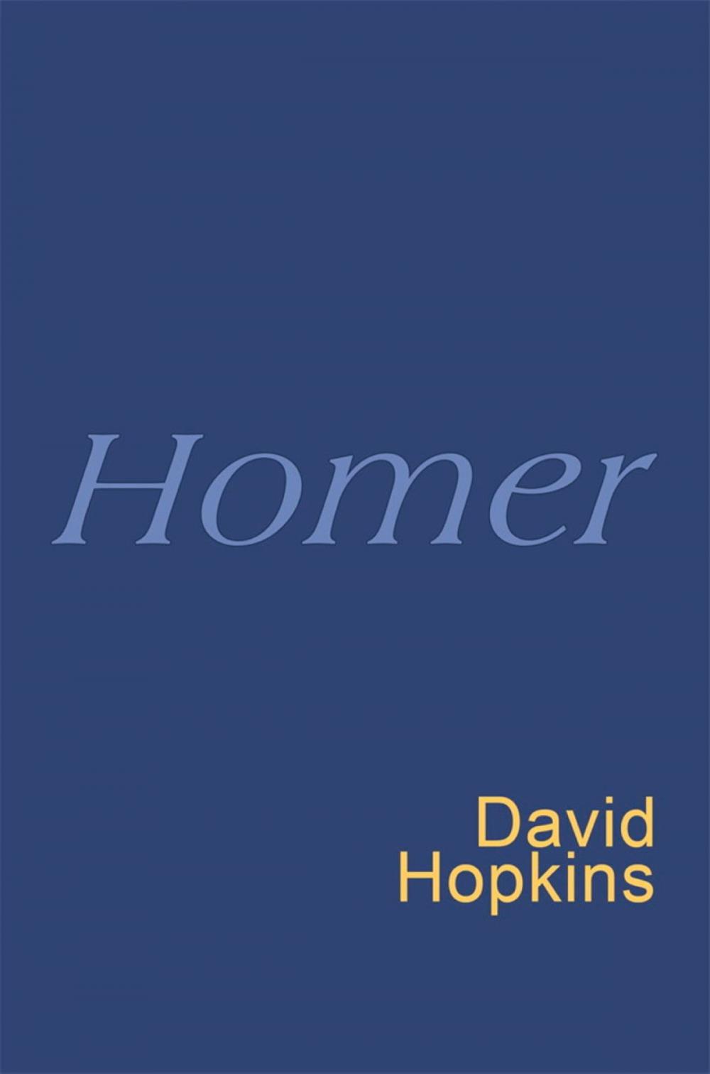 Big bigCover of Homer: Everyman Poetry