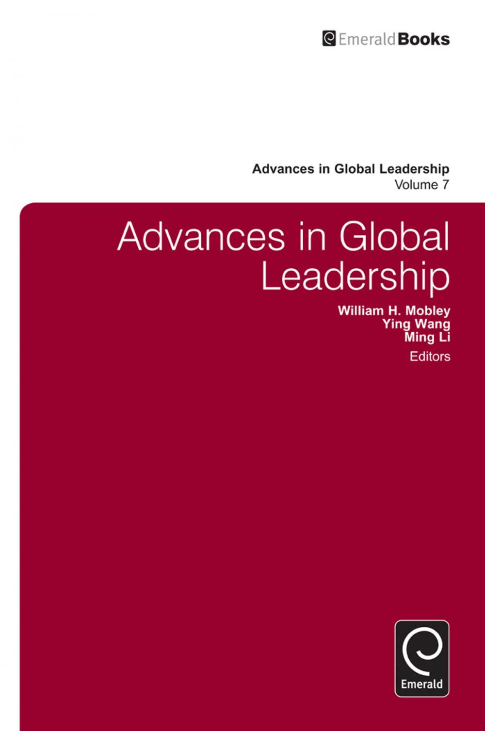 Big bigCover of Advances in Global Leadership