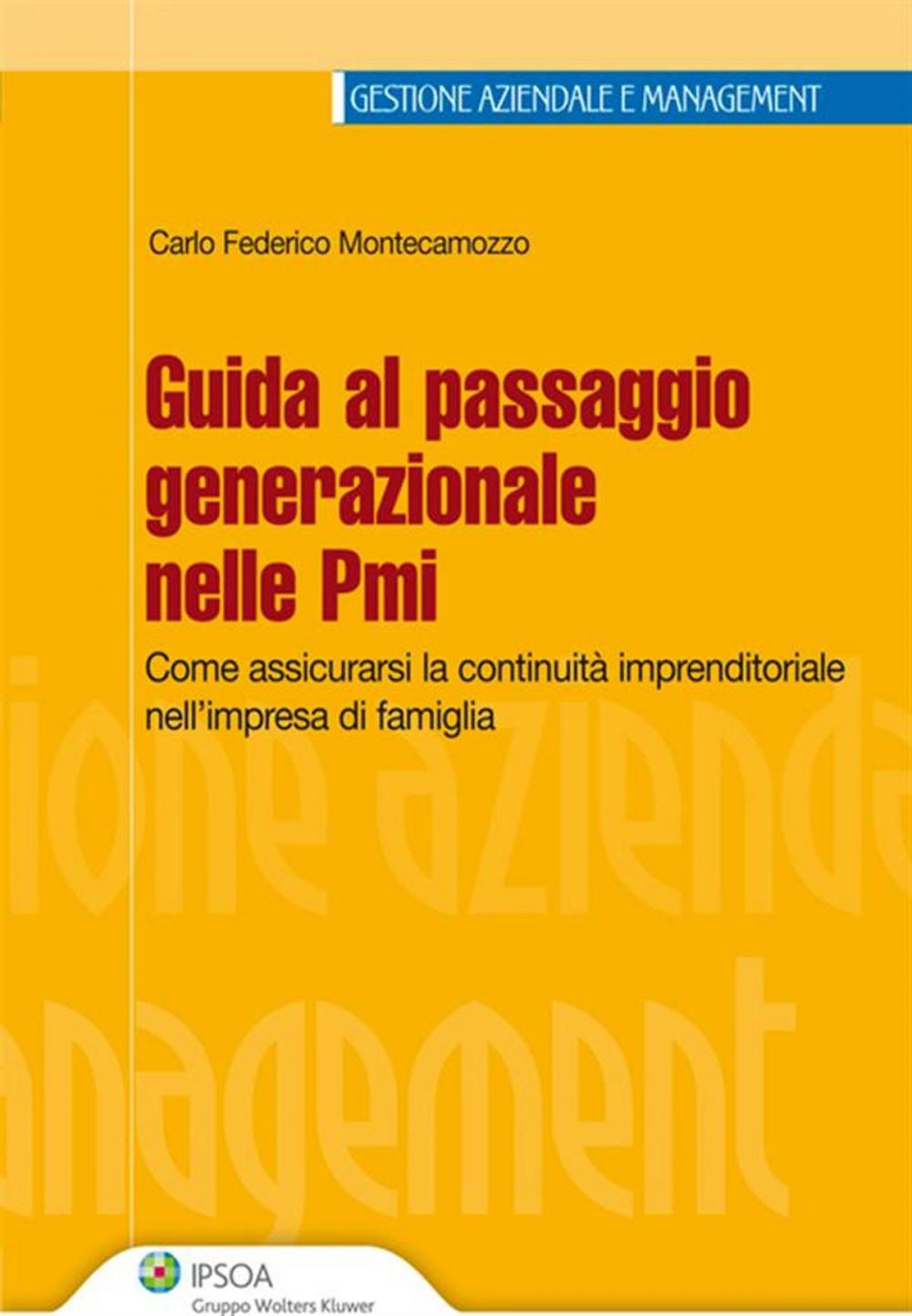 Big bigCover of Guida al passaggio generazionale nelle Pmi