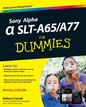 Cover of the book Sony Alpha SLT-A65 / A77 For Dummies by Fritz Allhoff
