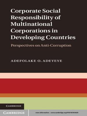 Cover of the book Corporate Social Responsibility of Multinational Corporations in Developing Countries by Melissa Terras
