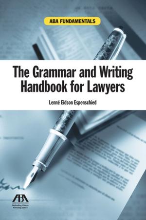 Cover of the book The Grammar and Writing Handbook for Lawyers by David J. Cook