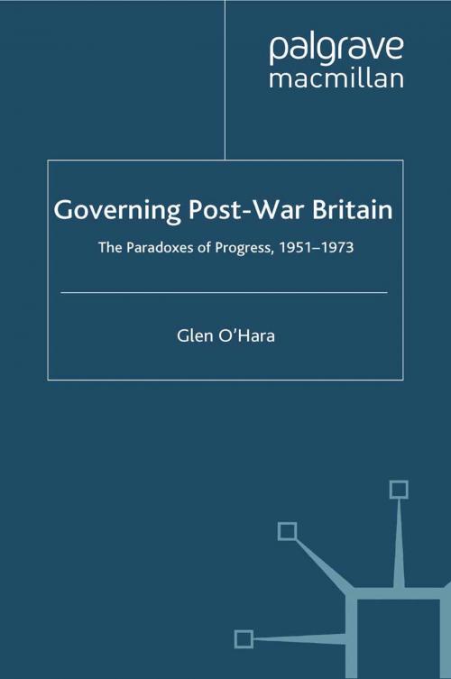 Cover of the book Governing Post-War Britain by Glen O'Hara, Palgrave Macmillan UK