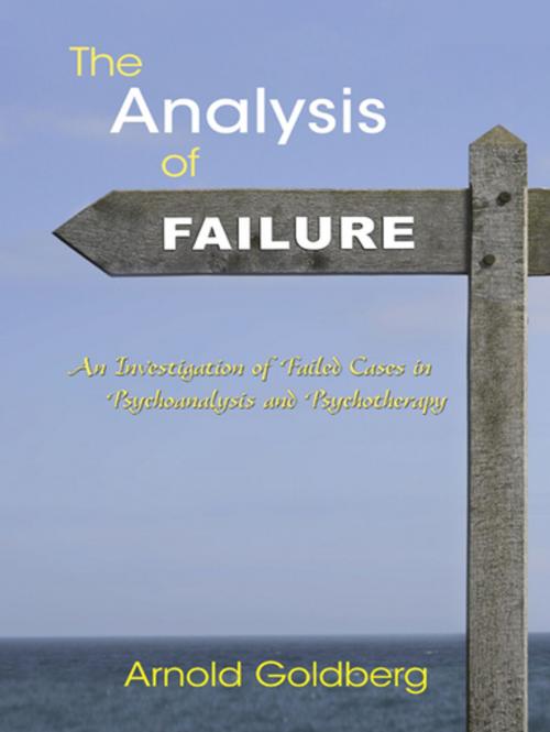 Cover of the book The Analysis of Failure by Arnold Goldberg, Taylor and Francis