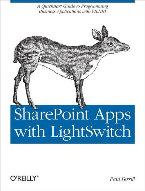 Cover of the book SharePoint Apps with LightSwitch by Paul Ferrill, O'Reilly Media