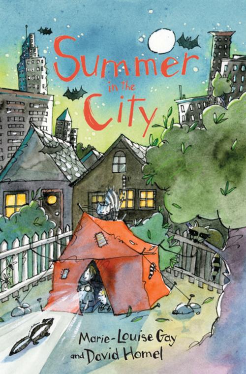 Cover of the book Summer in the City by Marie-Louise Gay, David Homel, Groundwood Books Ltd