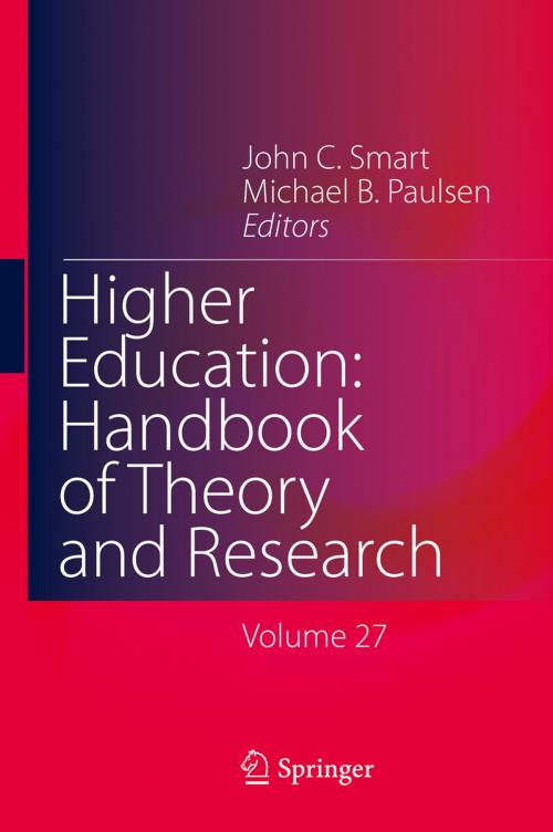 Cover of the book Higher Education: Handbook of Theory and Research by , Springer Netherlands