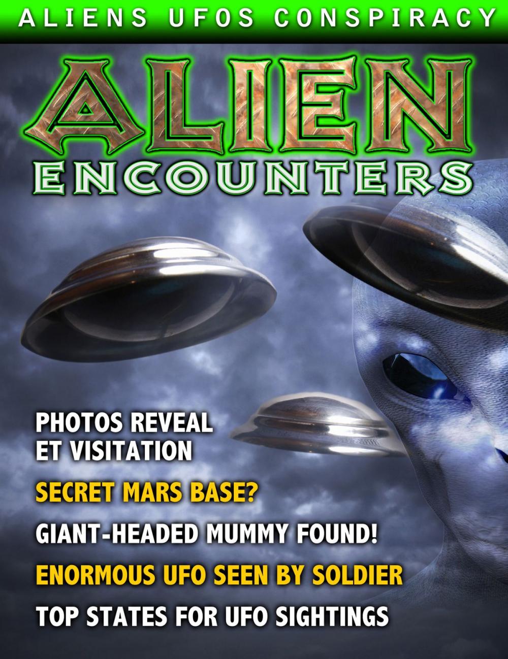 Big bigCover of Alien and UFO Encounters Magazine