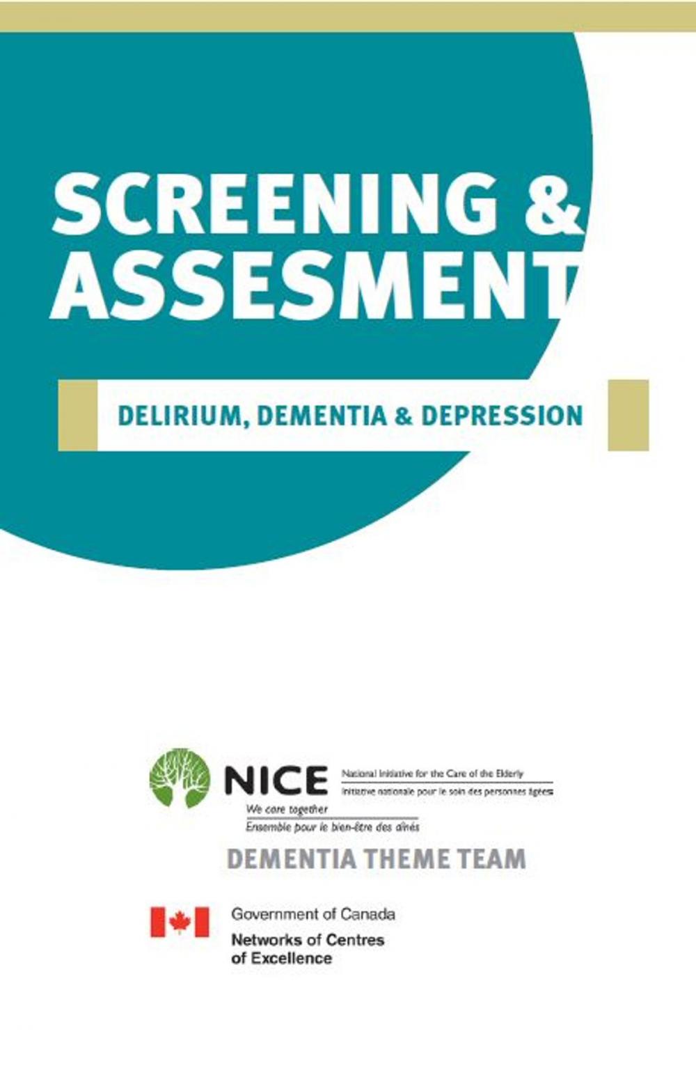 Big bigCover of Screening & Assessment Delirium, Dementia & Depression