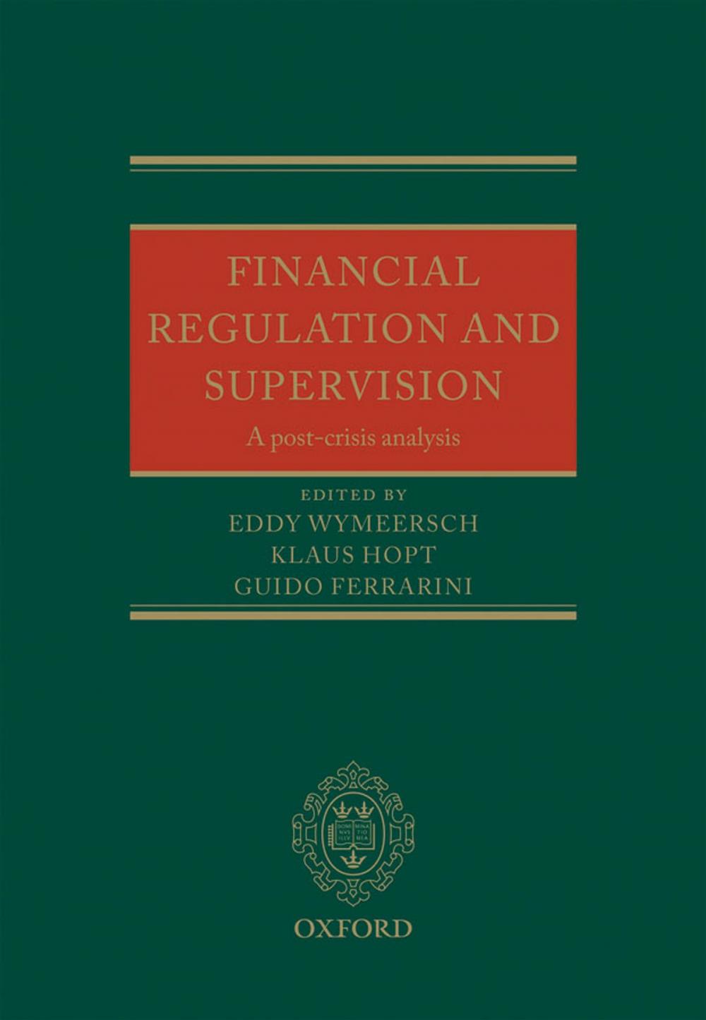 Big bigCover of Financial Regulation and Supervision