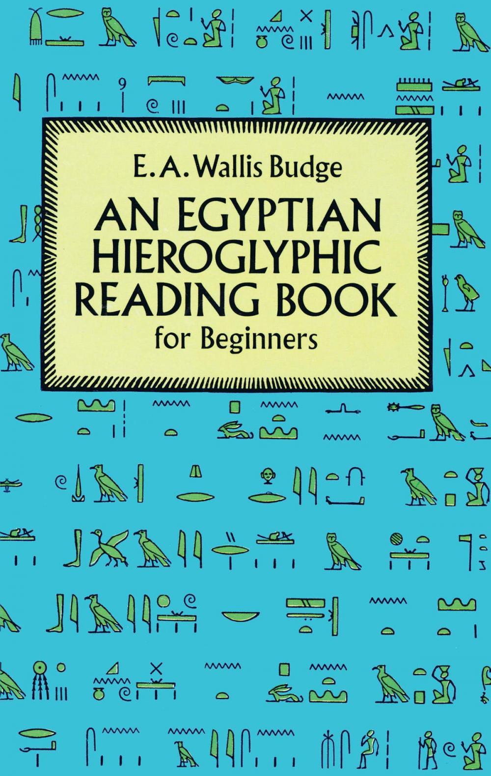 Big bigCover of Egyptian Hieroglyphic Reading Book for Beginners