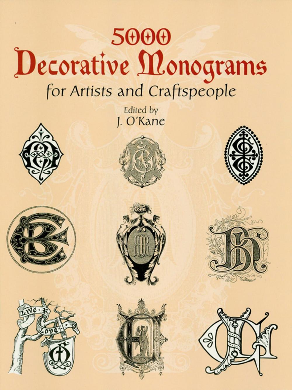 Big bigCover of 5000 Decorative Monograms for Artists and Craftspeople