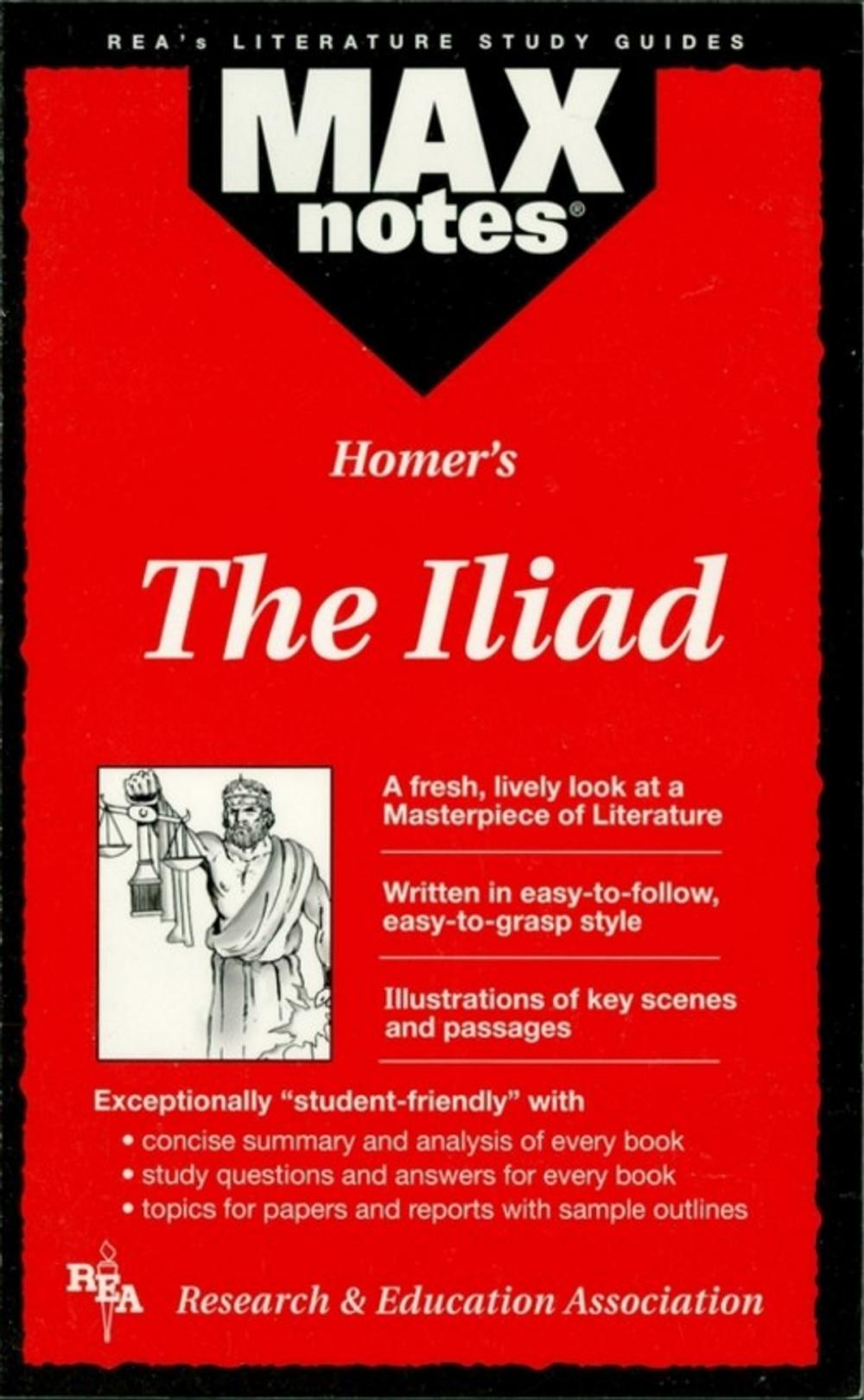 Big bigCover of The Iliad (MAXNotes Literature Guides)