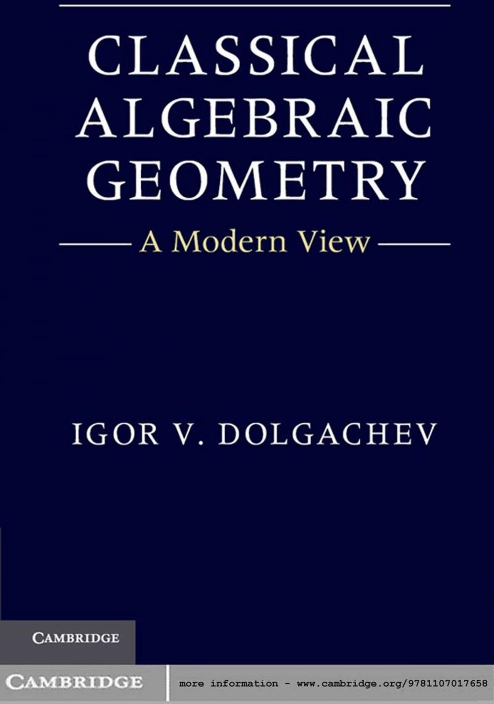 Big bigCover of Classical Algebraic Geometry