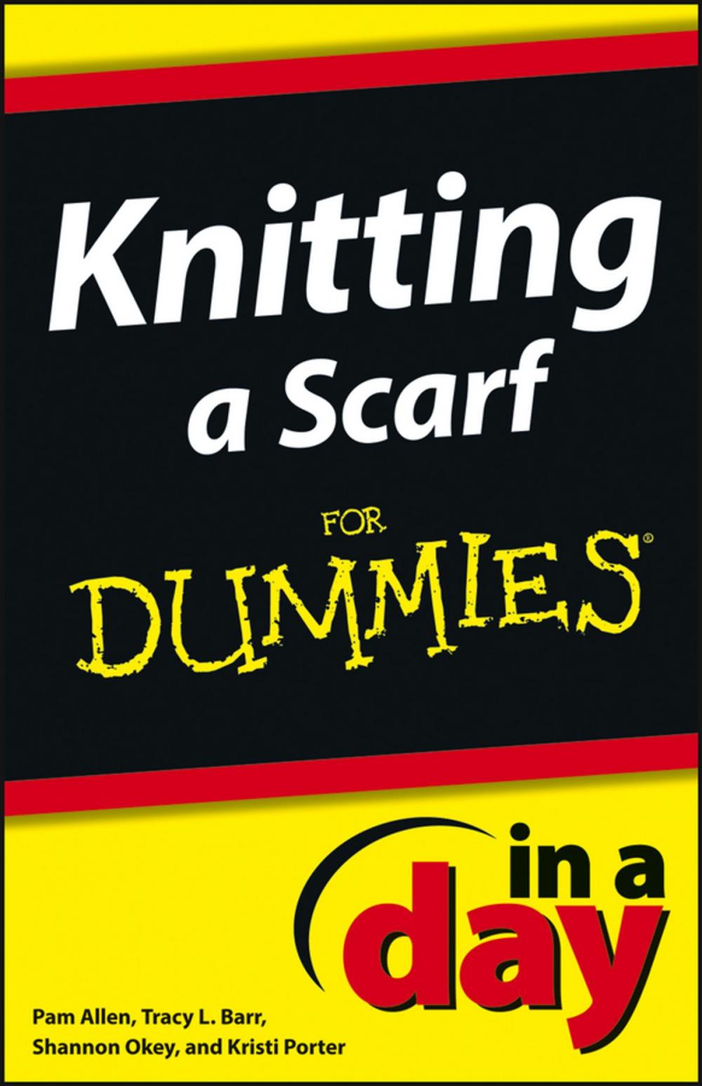 Big bigCover of Knitting a Scarf In A Day For Dummies