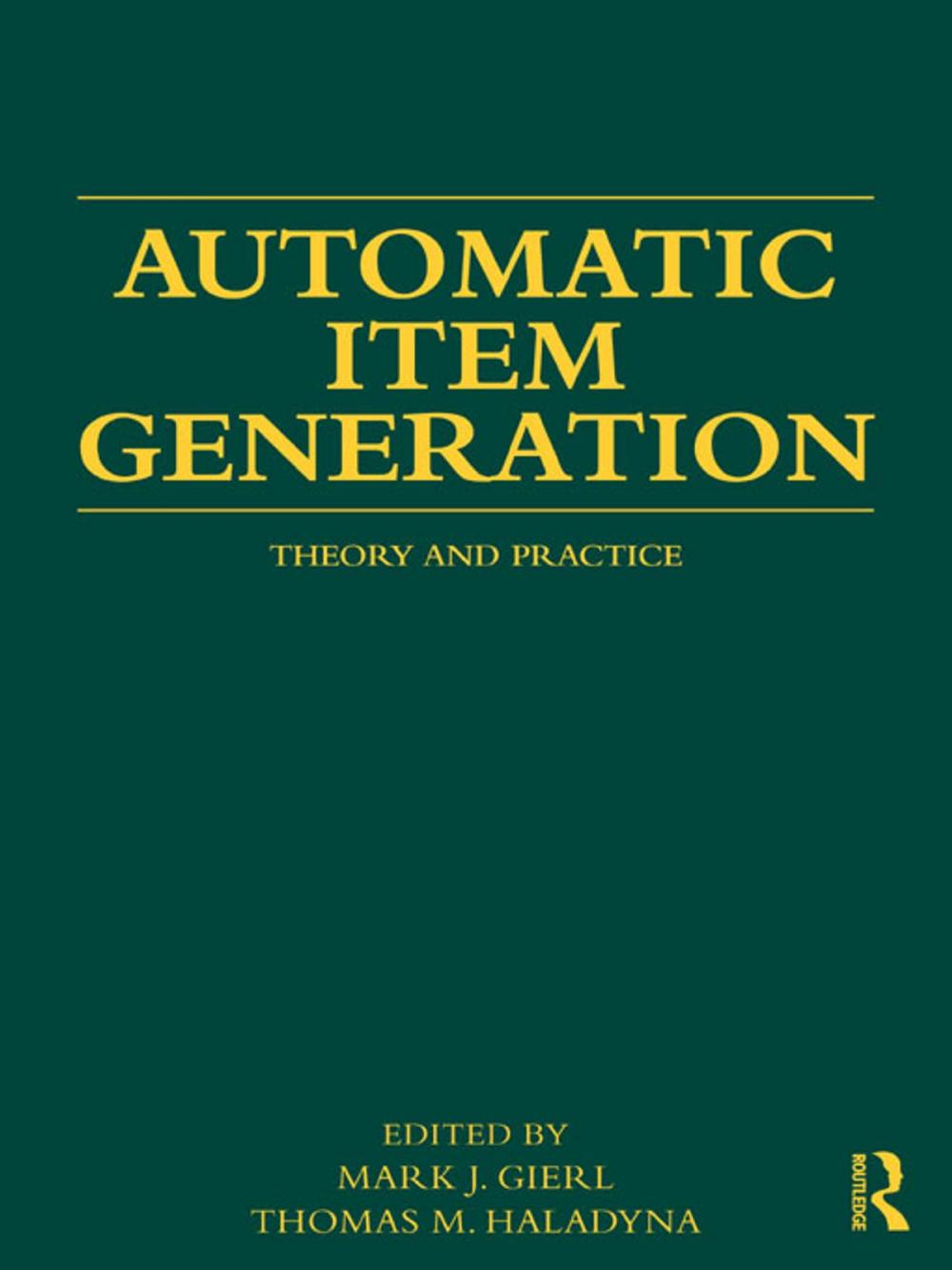 Big bigCover of Automatic Item Generation