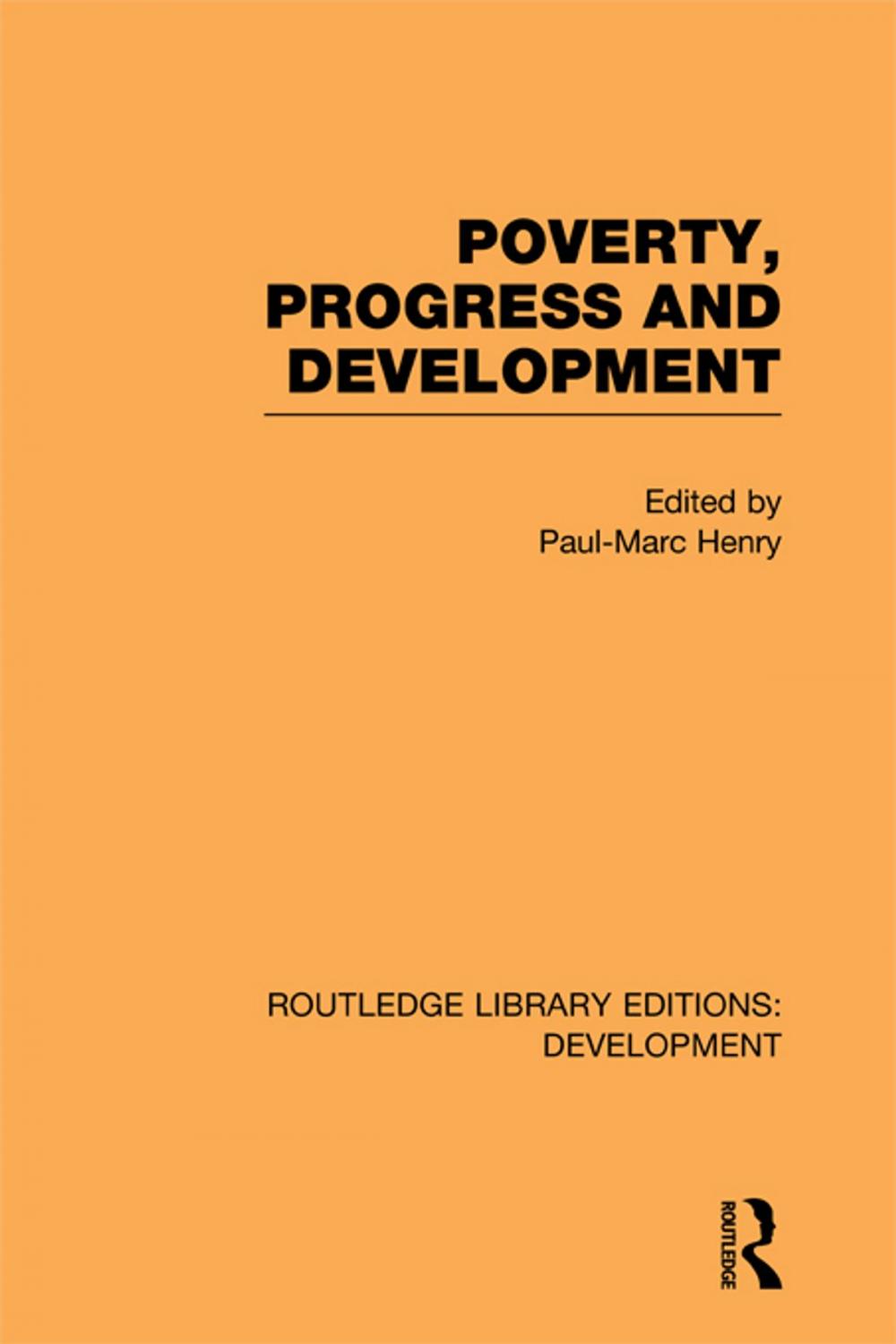 Big bigCover of Poverty, Progress and Development