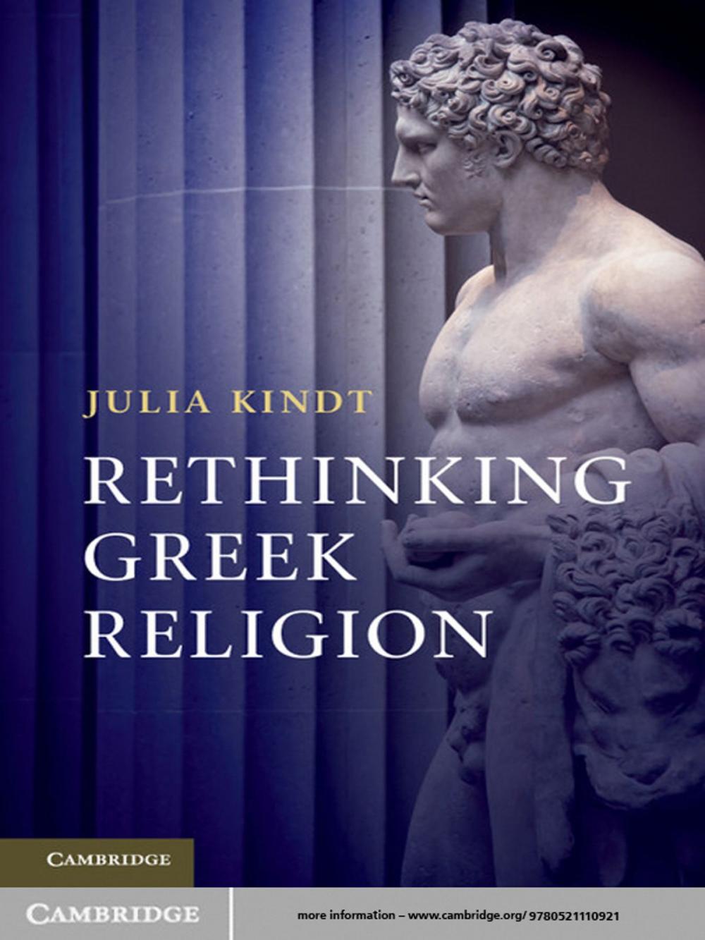 Big bigCover of Rethinking Greek Religion