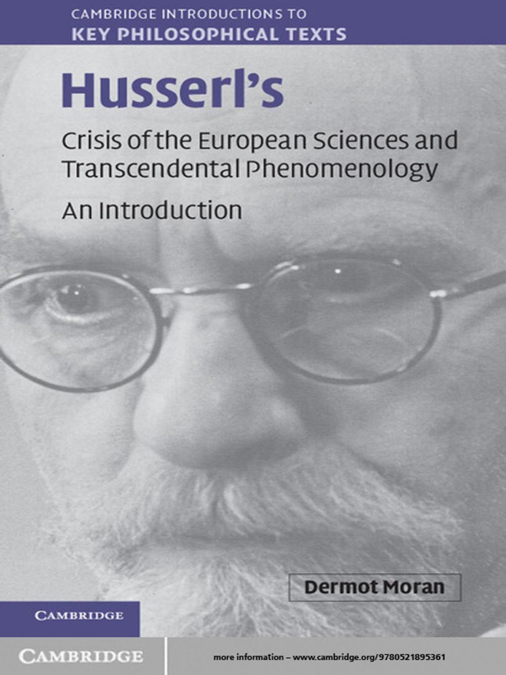 Big bigCover of Husserl's Crisis of the European Sciences and Transcendental Phenomenology