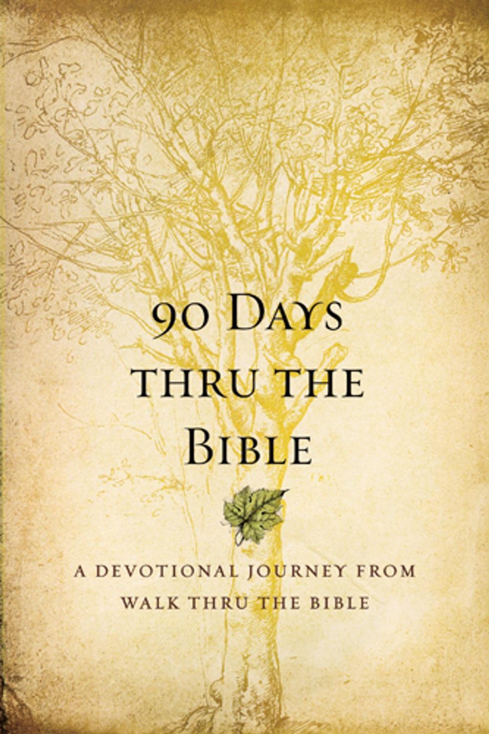 Big bigCover of 90 Days Thru the Bible