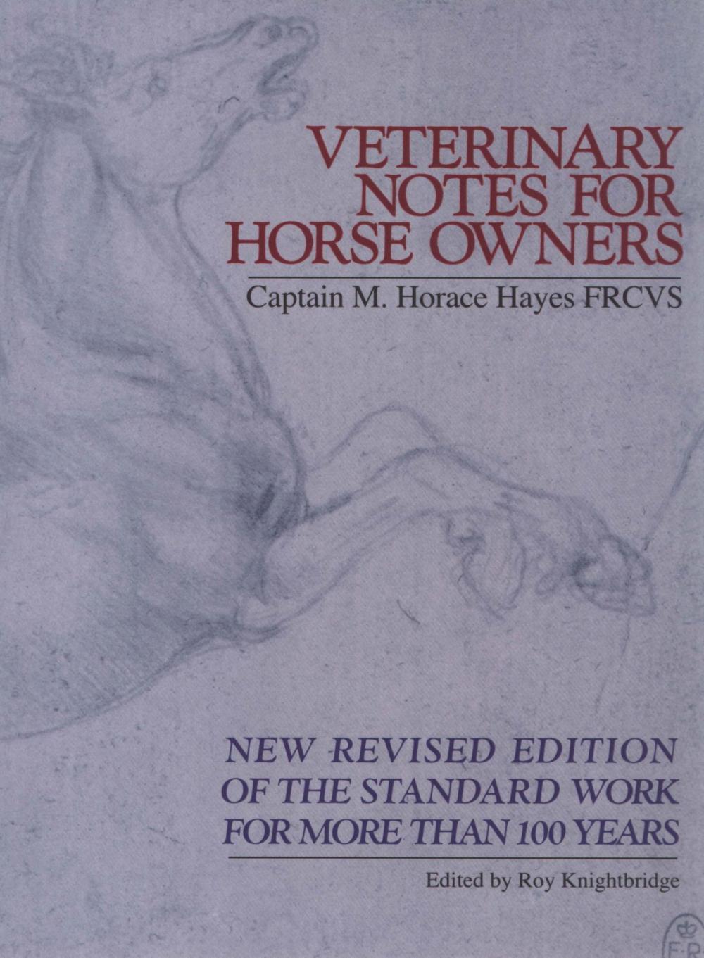 Big bigCover of Veterinary Notes For Horse Owners